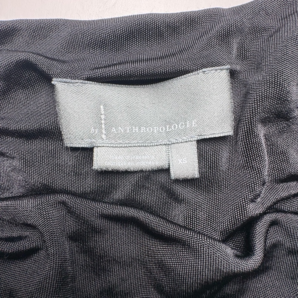 Anthropologie Black Cowl Neck Camisole with Spaghetti Straps - Picture 3 of 6